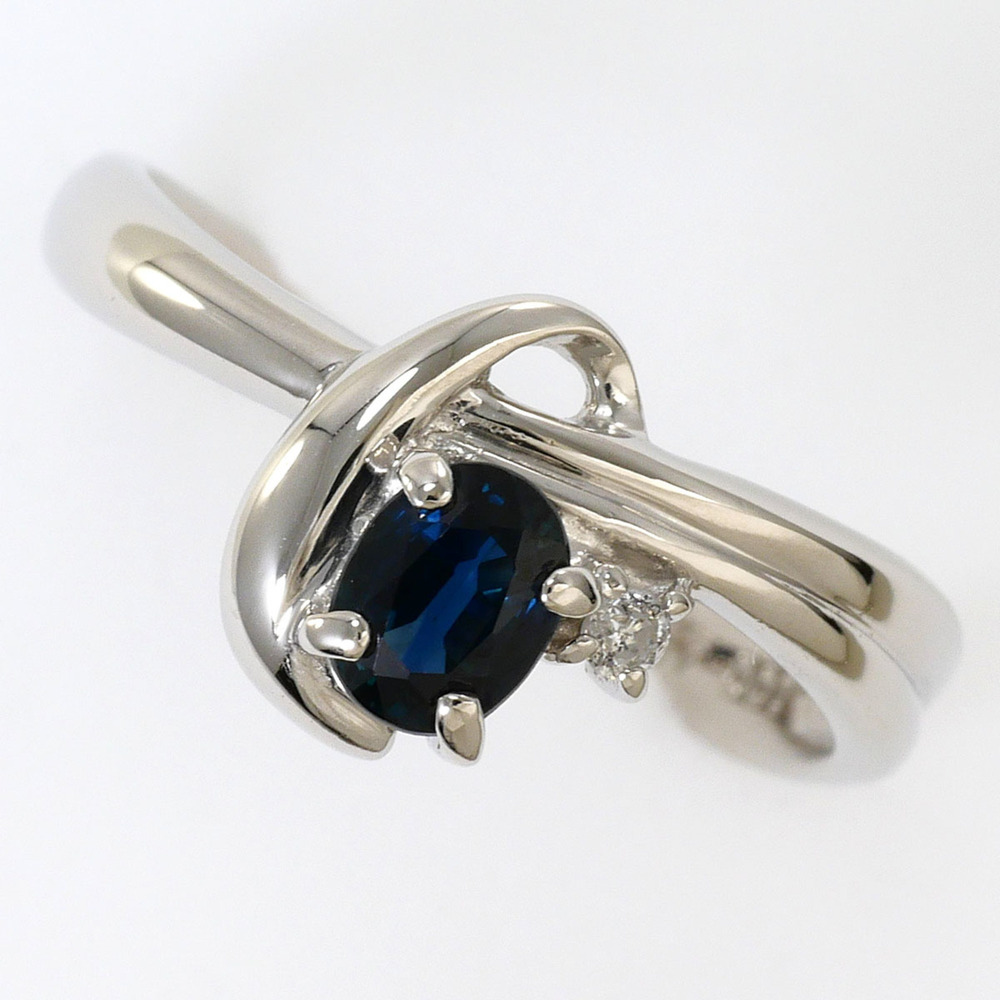 VINTAGE Silver Diamond Ring